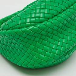 Bottega Veneta Green Intrecciato Leather Mini Padded Jodie Hobo