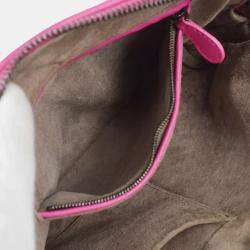Bottega Veneta Pink Intrecciato Crossbody Bag