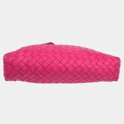 Bottega Veneta Pink Intrecciato Crossbody Bag
