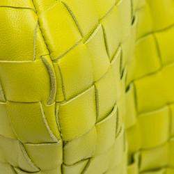 Bottega Veneta Green Mini Nappa Intrecciato Jodie