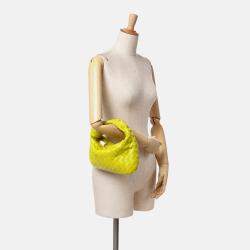 Bottega Veneta Green Mini Nappa Intrecciato Jodie