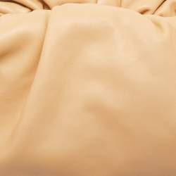 Pre Owned حقيبة بوش سلسلة من بوتيغا فينيتا جلد بيج