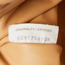 Pre Owned حقيبة بوش سلسلة من بوتيغا فينيتا جلد بيج