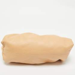 Pre Owned حقيبة بوش سلسلة من بوتيغا فينيتا جلد بيج