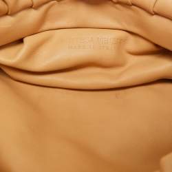 Pre Owned حقيبة بوش سلسلة من بوتيغا فينيتا جلد بيج