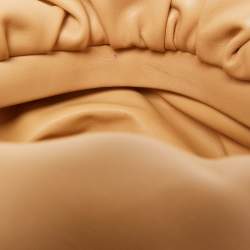 Pre Owned حقيبة بوش سلسلة من بوتيغا فينيتا جلد بيج