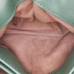 Bottega Veneta Green Baby Nappa Intrecciato Olimpia Crossbody