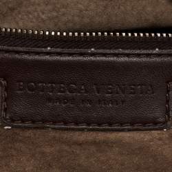 Bottega Veneta Dark Brown Intrecciato Leather Maxi Convertible Tote