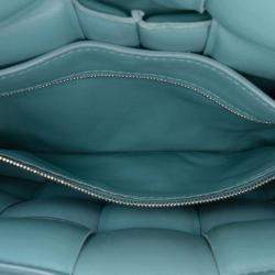 Bottega Veneta Blue Nappa Intrecciato Padded Cassette Crossbody