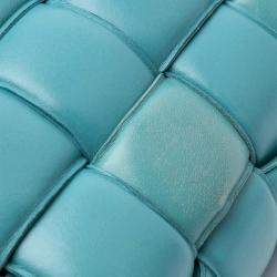 Bottega Veneta Blue Nappa Intrecciato Padded Cassette Crossbody
