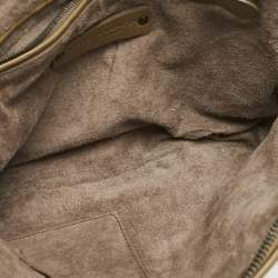 Bottega Veneta Dark Beige Intrecciato Leather Nodini Crossbody Bag