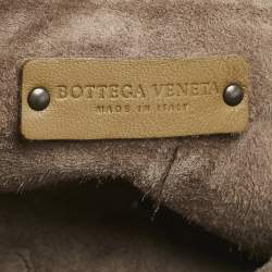 Bottega Veneta Dark Beige Intrecciato Leather Nodini Crossbody Bag
