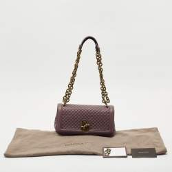Bottega Veneta Lilac Quilted Leather Olimpia Knot Shoulder Bag