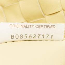 Bottega Veneta Yellow Intrecciato Leather Medium Jodie Hobo