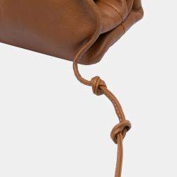 Bottega Veneta Brown Lambskin The Mini Pouch