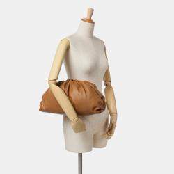 Bottega Veneta Brown Lambskin The Pouch
