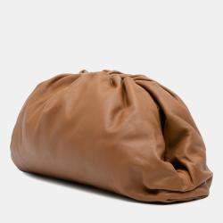 Bottega Veneta Brown Lambskin The Pouch