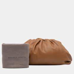 Bottega Veneta Brown Lambskin The Pouch