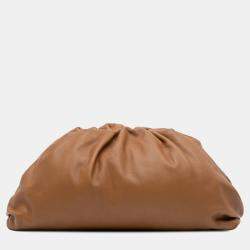 Bottega Veneta Brown Lambskin The Pouch