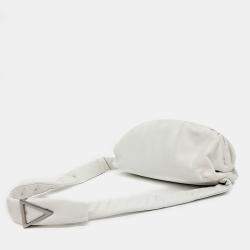 Bottega Veneta White Leather Belt Bag