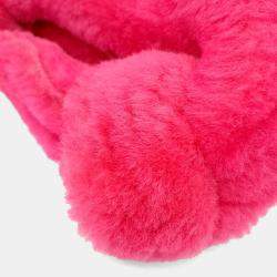 Bottega Veneta Pink Shearling Fur Shearling Mini BV Jodi Bag