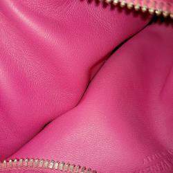 Bottega Veneta Pink Shearling Fur Shearling Mini BV Jodi Bag