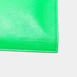 Bottega Veneta Yellow Small Nappa Maxi Intrecciato Arco Tote