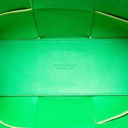 Bottega Veneta Yellow Small Nappa Maxi Intrecciato Arco Tote