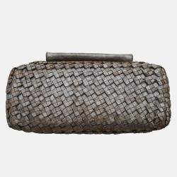 Bottega Veneta Intrecciato Metallic Shoulder Bag