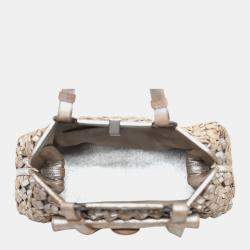 Bottega Veneta Intrecciato Metallic Shoulder Bag