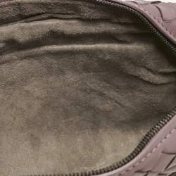 Bottega Veneta Old Rose Intreccaito Leather Olimpia Chain Shoulder Bag
