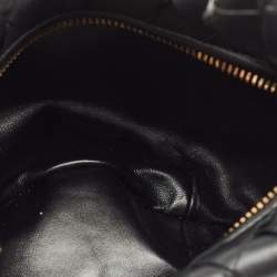 Bottega Veneta Black Intrecciato Leather Mini Jodie Chain Hobo