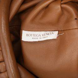 Bottega Veneta Brown Lambskin The Mini Pouch
