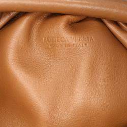 Bottega Veneta Brown Lambskin The Mini Pouch