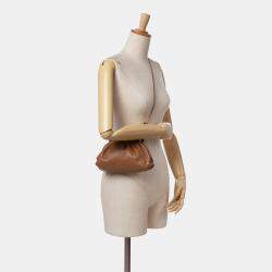 Bottega Veneta Brown Lambskin The Mini Pouch
