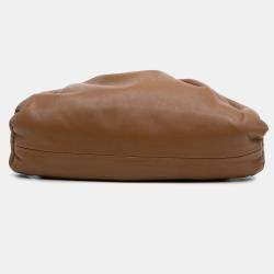 Bottega Veneta Brown Lambskin The Mini Pouch