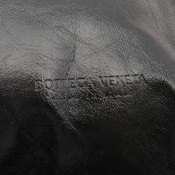 Bottega Veneta Black Leather Pillow Clutch