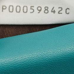 Bottega Veneta Blue Intrecciato Leather French Wallet 