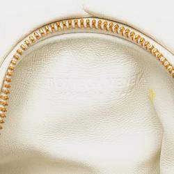 Bottega Veneta White Mini Nappa Puffy Jodie