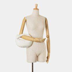 Bottega Veneta White Mini Nappa Puffy Jodie