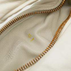 Bottega Veneta White Mini Nappa Puffy Jodie