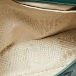 Bottega Veneta Emerald Green Intrecciato Leather Cobble Crossbody Bag