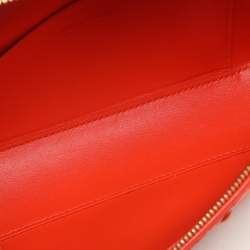 Bottega Veneta Orange Intrecciato Leather Bang Bang Vanity Case