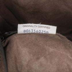 Bottega Veneta Grey Nappa Intrecciato Top Handle Bag