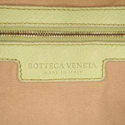 Bottega Veneta Green Nappa Intrecciato Knot Hobo