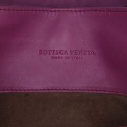 Bottega Veneta Purple Medium Nappa Intrecciato Roma Satchel