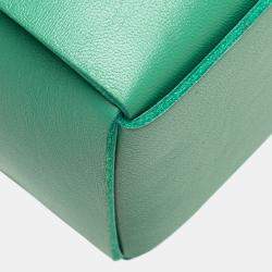 Bottega Veneta Green Candy Lambskin Intreccio Arco Tote