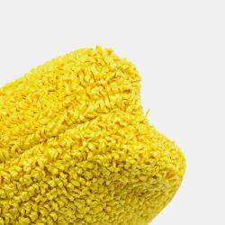 Bottega Veneta Yellow Boucle Raffia The Mini Pouch