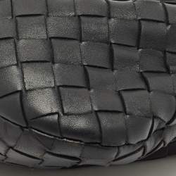 Bottega Veneta Black Intrecciato Leather Mini Jodie Hobo