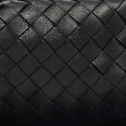 Bottega Veneta Black Intrecciato Leather Mini Jodie Hobo